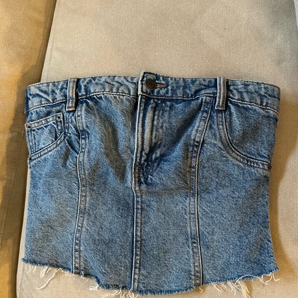 Zara denim top